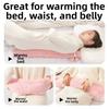 Extra Long Hot Water Bottle Leak-proof Anti-scalding Water-filled Waist Warmer 76cm Keep Warm Belly Warmer Hand