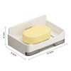 Bathroom Soap Holder Without Drilling Bathroom Shower Storage Soap Tray Mesh Rack Wall Soap Dish Organizer Bathroom Accessories