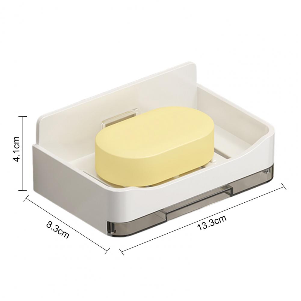 Bathroom Soap Holder Without Drilling Bathroom Shower Storage Soap Tray Mesh Rack Wall Soap Dish Organizer Bathroom Accessories