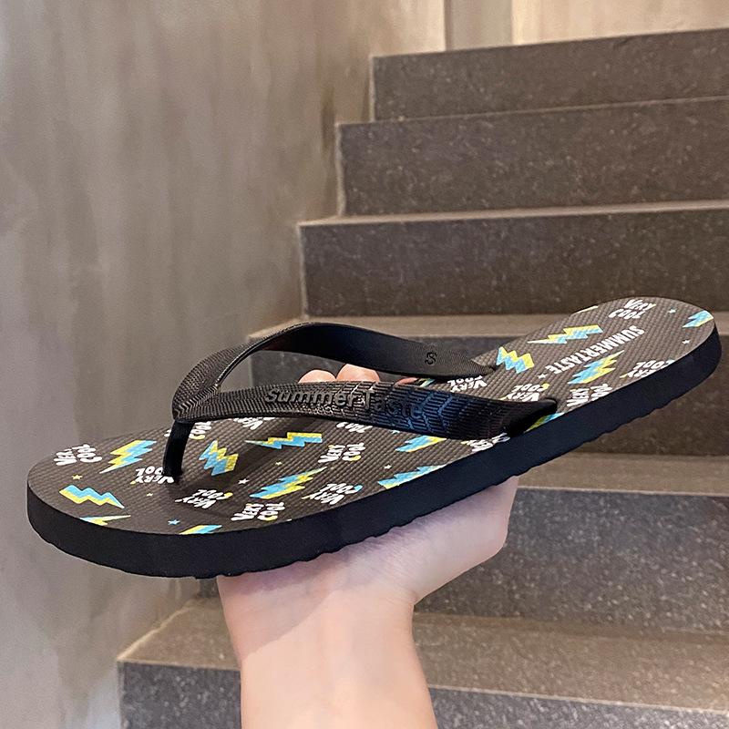 Flip-flops men go out fashionable summer simple slippers men splint slippers outdoor wear outdoor music festival slippers men