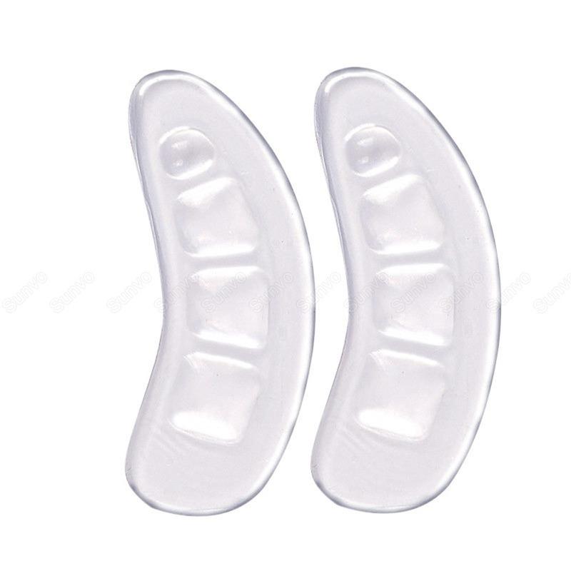

2Pairs Silicone Pads for Women s Shoes Non-slip Inserts Self-adhesive Forefoot Heel Gel Insoles for Heels Sandals Anti-Slip Foot Pad прозорий