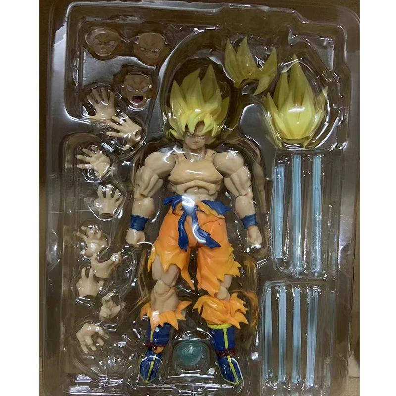 Shf Dragon Ball Z Son Goku Legendary Action Figure Pvc Movable Collection Anime 17Cm Super Saiyan Kakarotto Figurine Model Toys