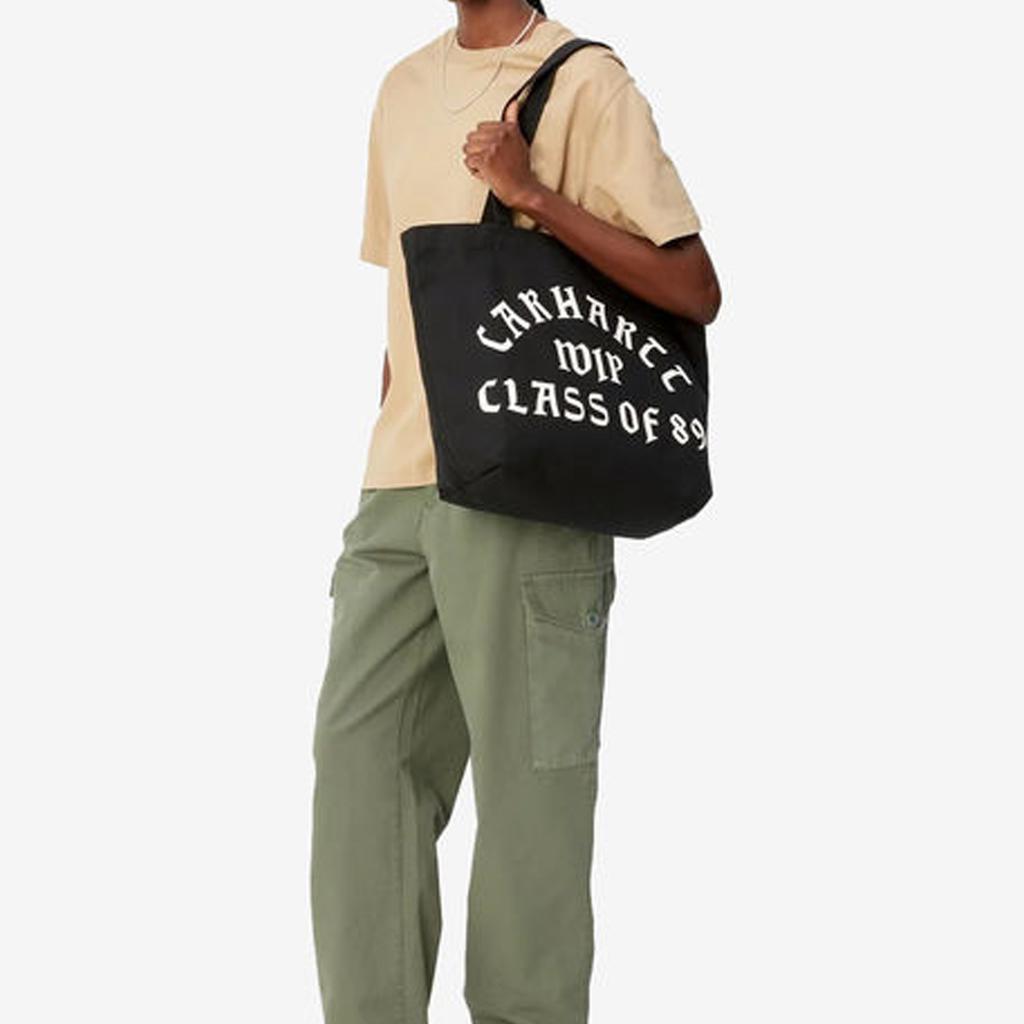 New Carhartt WIP Cotton Tote Bag, Shopping Bag, Shoulder Bag Unisex Black I031597-28H-XX