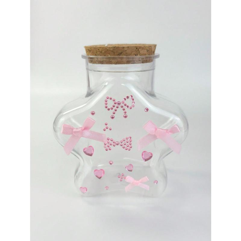 Kawaii 1 pz Pizzo Fiocco Cuore Strass Decalcomania Sticker Viso Decorazione, Adatto Per Feste E Festival