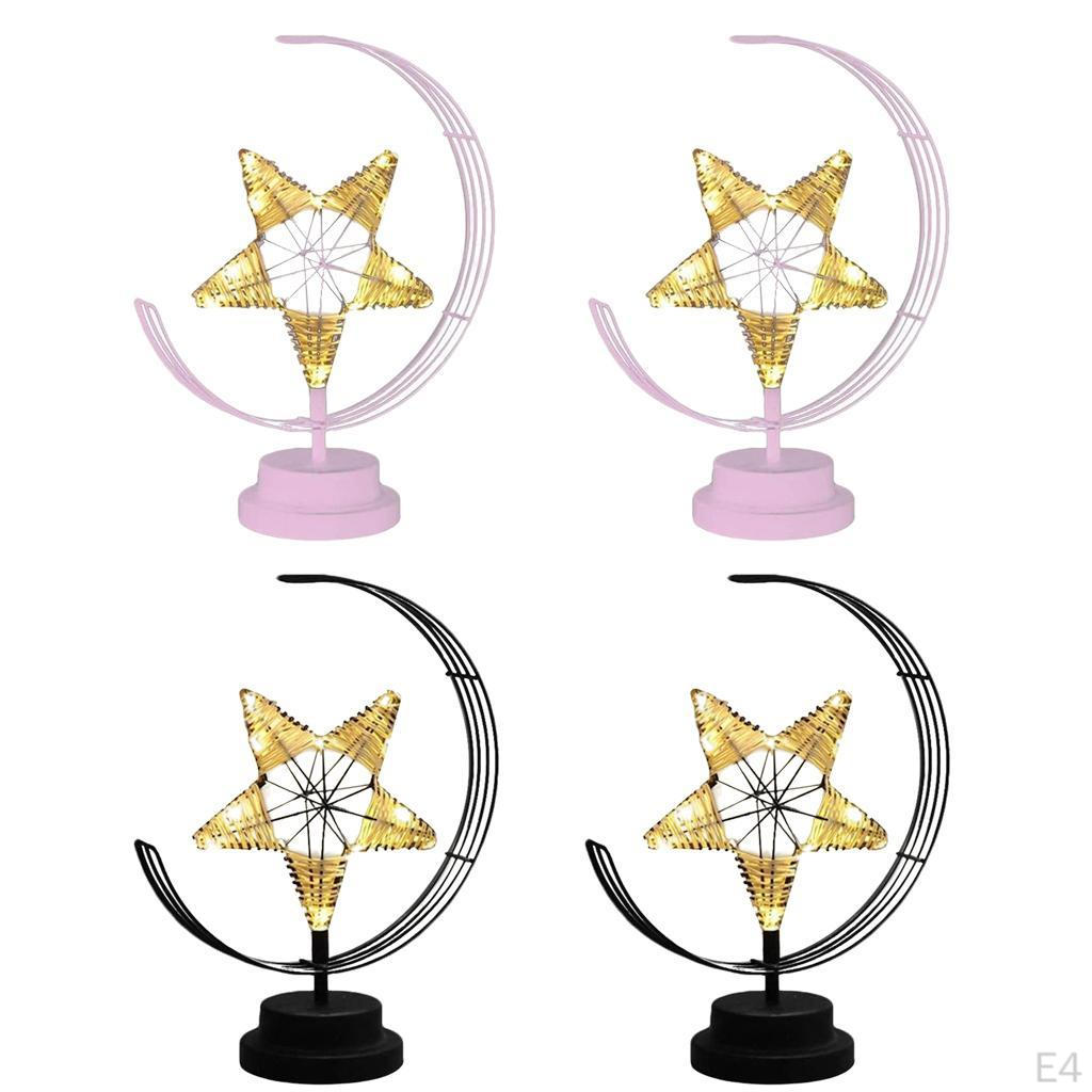 Battery / USB Powered Romantic LED Desk Lamp for Living Room Office Decorative
