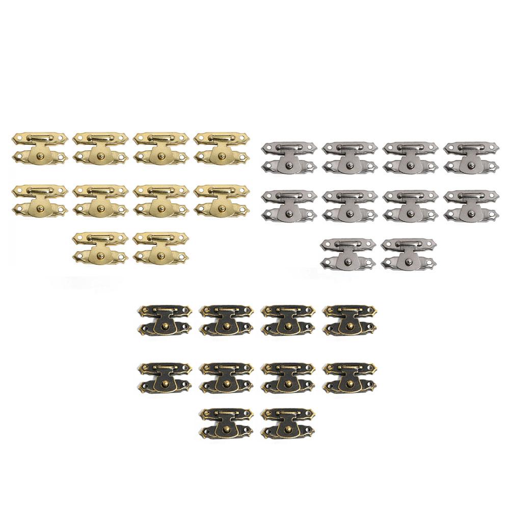 Clasp Buckles Hardware Hasps Iron With Screws 10PCS