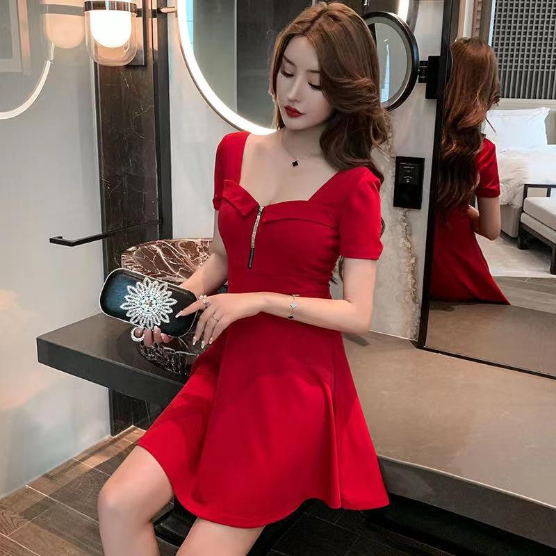 Pure desire style sexy dress new night show work nightclub clothes temperament Muse Fan waist and thin