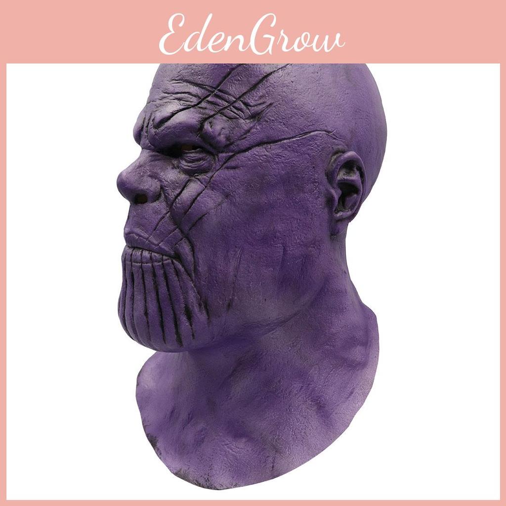 Hochwertige Avengers 4 Endgame Thanos Upgrades Cosplay Maske Latex Vollgesichtshelm für Enthusiasten