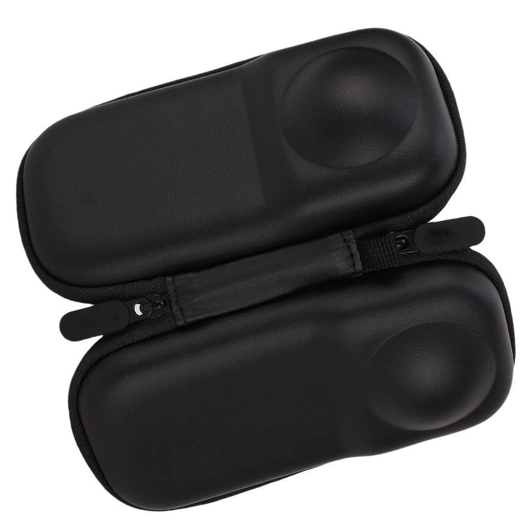 Hard Shell Storage Bag Fit for Insta360 X5 Camera Water Proof PU Carrying Case Protective Cover Black