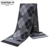 Men's Autumn & Winter Plaid Imitation Cashmere Scarf - Warm & Thick Custom Design