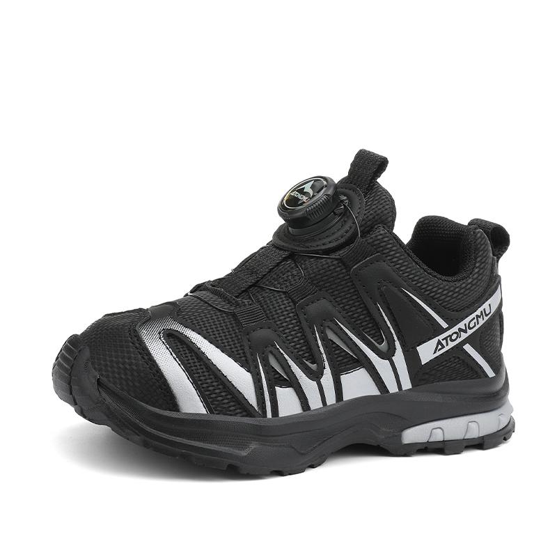 Mode Drehverschluss Sneaker Kinder Bequeme Plateau Kindersportschuhe Atmungsaktive Laufschuhe Mädchen Jungen Freizeitsneaker