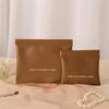 Simple Lipstick Makeup Storage Bag Women Fashion Portable Mini Key Jewelry Cosmetic Organizer Pouch Handbag Pu Small Bags Gift