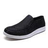 Fashion New Men's Embroidered Loafers Breathable Slip-On Casual Shoes Comfort-Fit Design Lightweight Sole for Versatile Everyday Wear