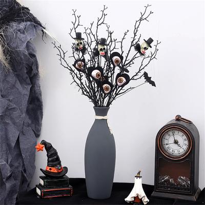 Halloween Scary Decorations Black Scary Cut Flowers Party Decorations Festive Atmosphere Flowers