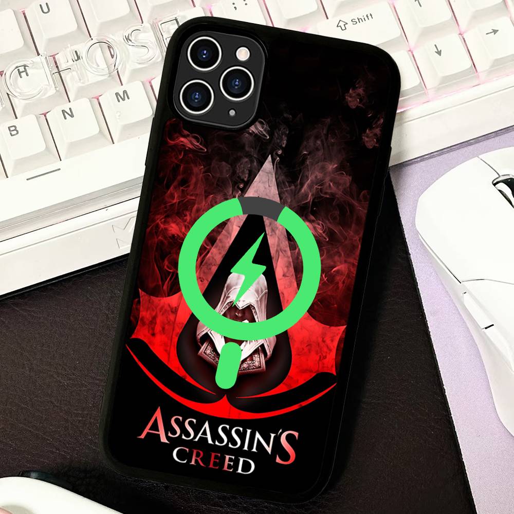 A-Assassin S -Creed Gaming For Magsafe Magnetic Phone Case For IPhone 17 16 Pro Max 15 Plus 14 13 12 11 Cover