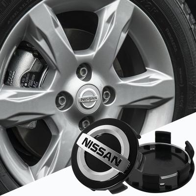 4 Pezzi 60mm Coprimozzi Centrali Ruota Auto Copertura Cerchi Per X-trail Qashqai J10 J11 Note Juke Patrol Leaf Tiida Accessori Auto