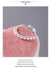 925 Sterlingsilber Perlenring - Elegantes und vielseitiges Damen-Zeigefinger-Accessoire (Helles Silber, Stil J5132)