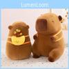 Fortune Capybara Tree Chef Plush Toy Koi Fish French Fries Backpack Gift Kids