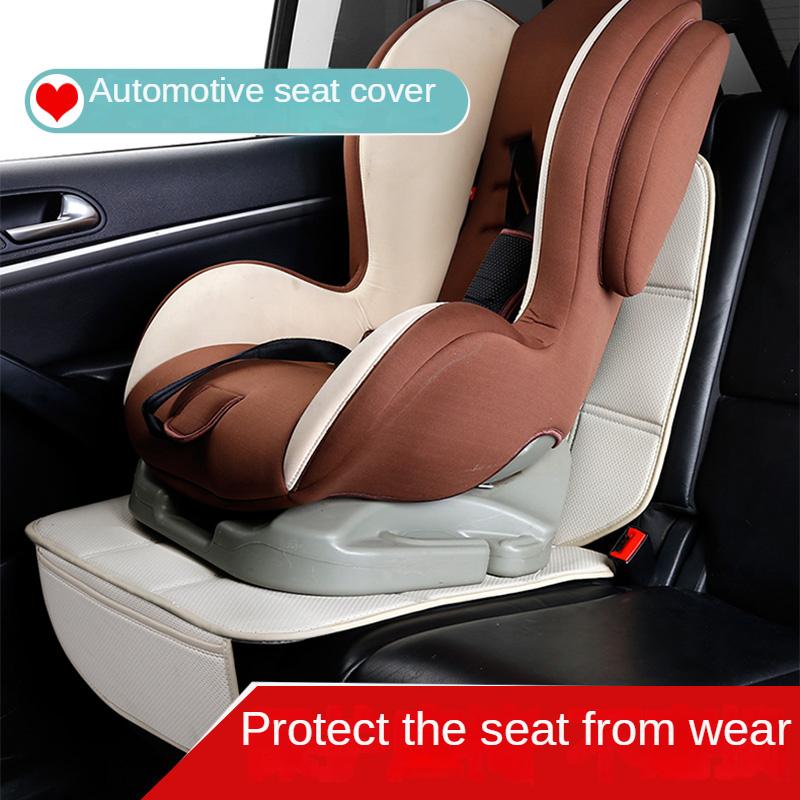 Copertura Protettiva per Sedile Auto Pelle Sicurezza Bambino Schienale Posteriore Tappetino Imbottito Protezione Interfaccia ISOFIX Coperta Cuscino per Bambini