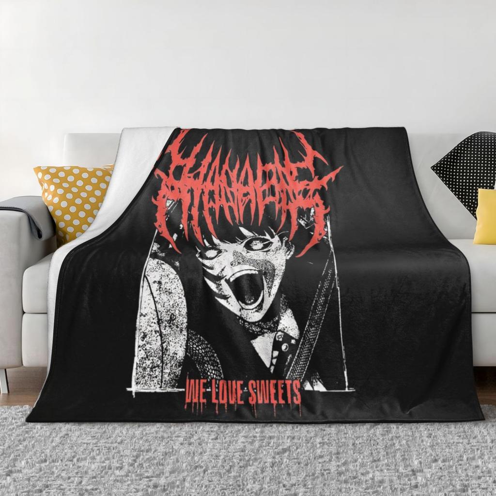 Hanabie Love Sweets Blanket Soft Warm Flannel Throw Blanket Plush for Bed Living room Picnic Travel Home Sofa