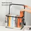 Large Capacity Waterproof Transparent PVC Book Storage Bag for Students