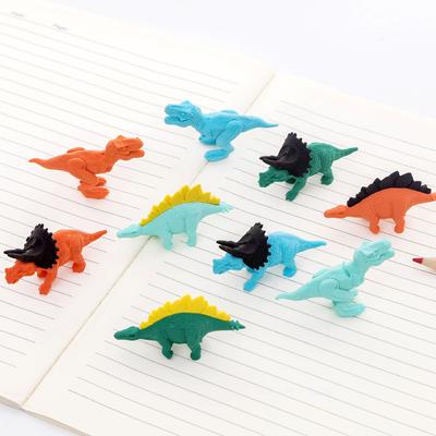 1 Piece Cute Kawaii Pencil Dinosaur Rubber Eraser Kids Novelty School Office Stationery Supply Pretty Funny Lovely Gift Creative