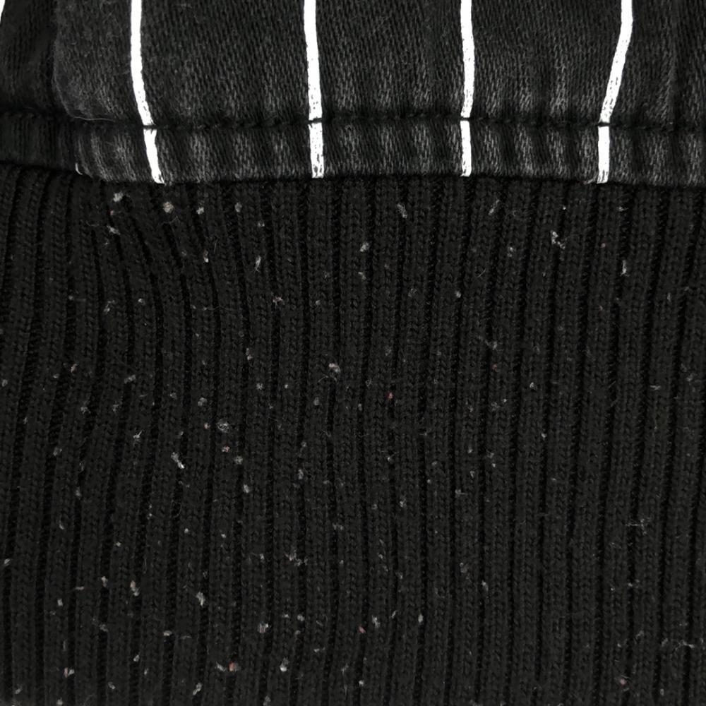 STARTER ATOMOS Stripe Embroidery Reversible Stajan S Black Atmos Men's Used