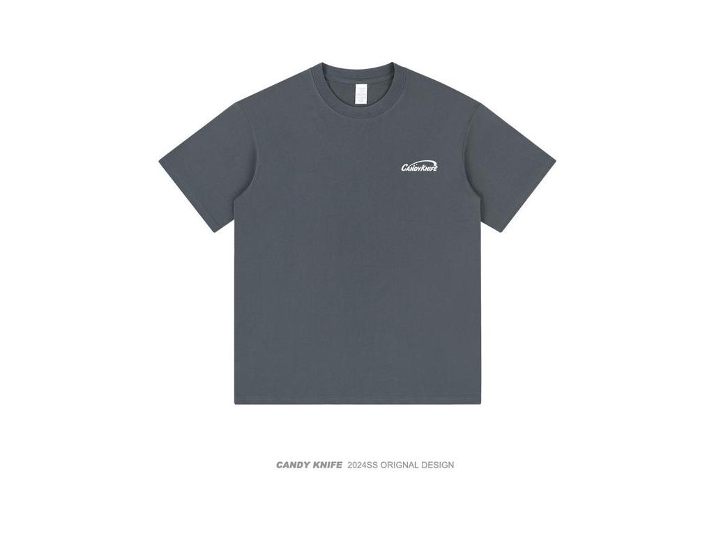 Trendy Black Couple's Oversized Short Sleeve T-Shirt - Pure Cotton, Plus Size, Korean-Style, High Street Fashion