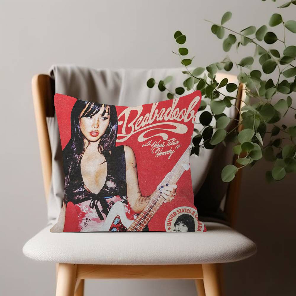 Rock Singer pretty B-Beabadoobee Cushion Cover 45x45 Polyester Sofa Cushions Decorative Throw Pillows Pillowcover