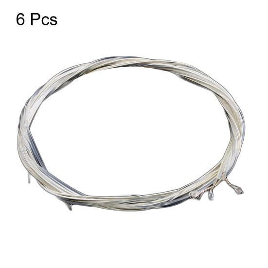 6 шт./компл. Гитарные струны Нейлоновые Металлические струны Гитарные струны Замена Подарок для Классической гитары