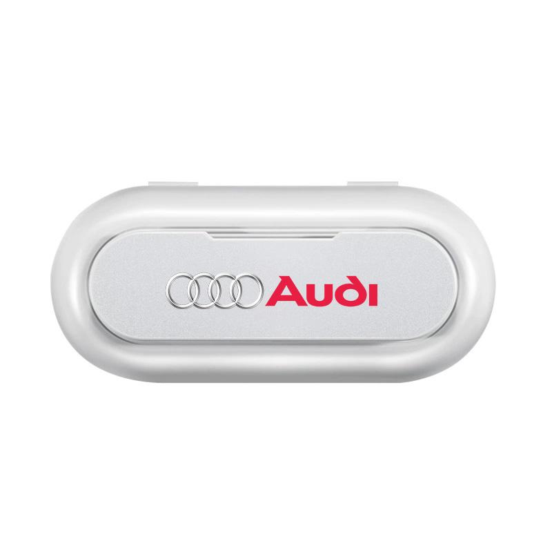 

1Pcs Car Sun Visor Glasses Storage Box Holder Organizer Car Styling For Audi TT Q3 Q5 Q7 Q8 B5 B6 B7 B8 B9 Q7 8P 8V 8L A3 A4 A5 A6 A7 A8 8L R8 Audi білий