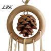 Bird Play Enrichment Toy Parrot Chew Toy, Pine Cone Corn Cob Rattan Ball Oral Health Foraging Cage Accessories for Conure Parakeet Cockatiel