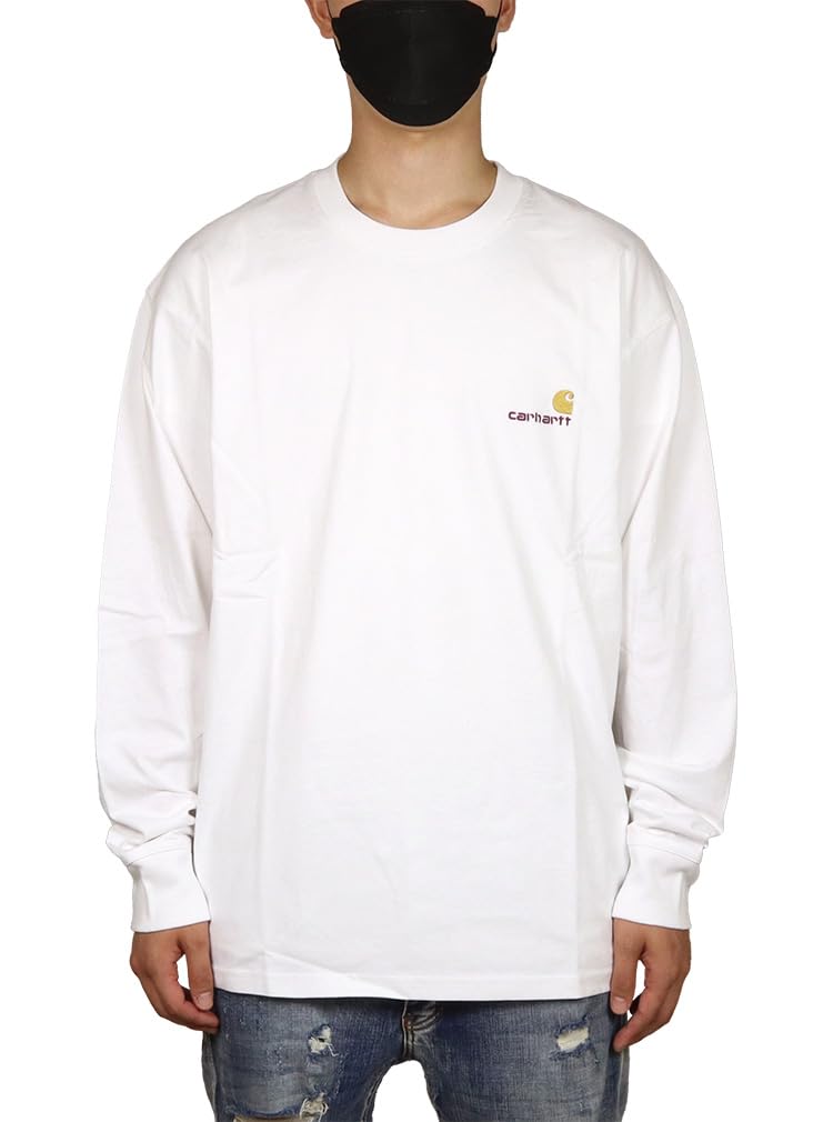 

Мужская футболка с длинным рукавом Carhartt WIP, размер 049, 2XL, белая, [Б/У] белый