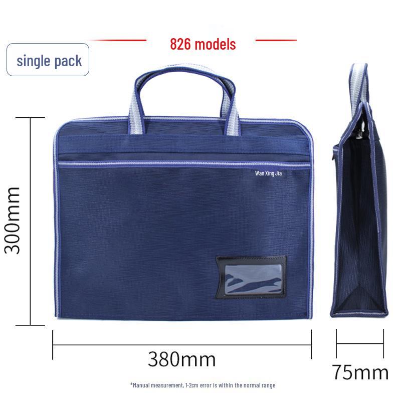 Oxford Cloth Waterproof Briefcase for Documents and Cigarettes