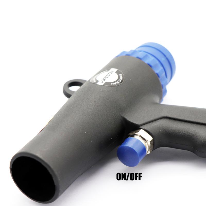 Dual-Use Pneumatic Tool Air Blowing & Dust Vacuuming Suction Gun with 3pcs Nozzles for Effective Dust Removal