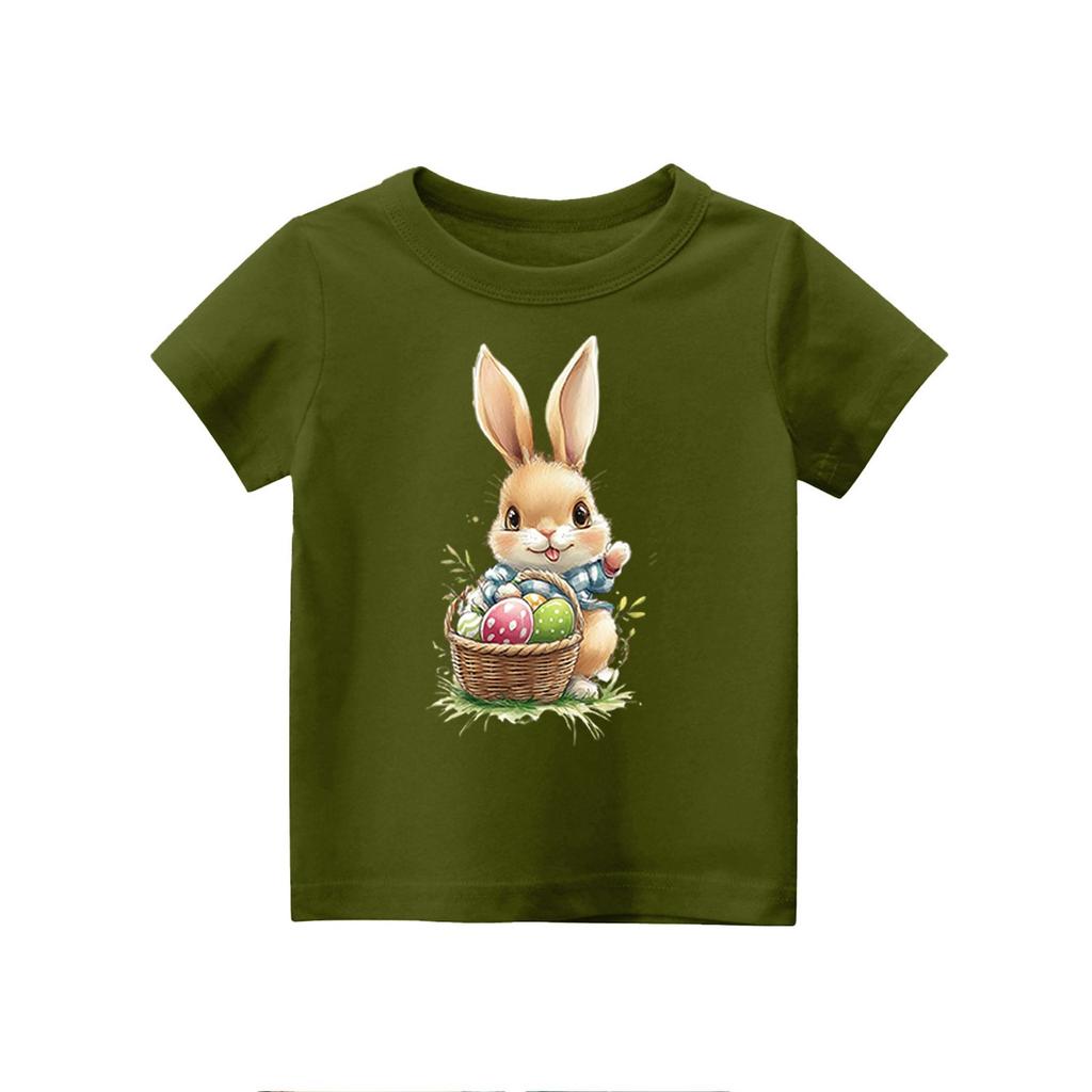 Toddler Girl Boy T-Shirts Kids Top Boys And Girls Printed Short Sleeved T-shirt