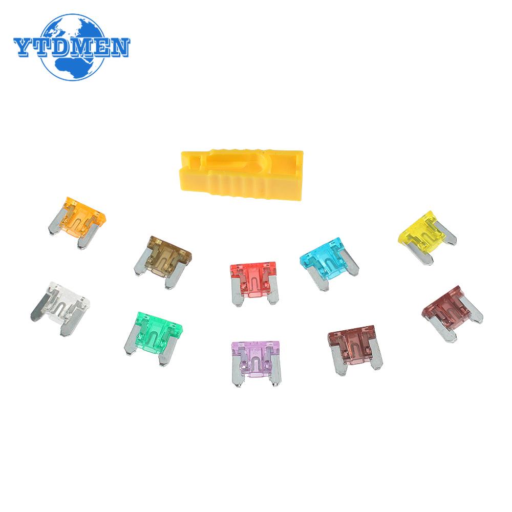 90 adet/kutu Mini Bıçak Sigortalar Otomobil Araba Kamyon Çeşitli Sigorta Kiti 40A 5A 7.5A 10A 15A 20A 25A 30A 35A