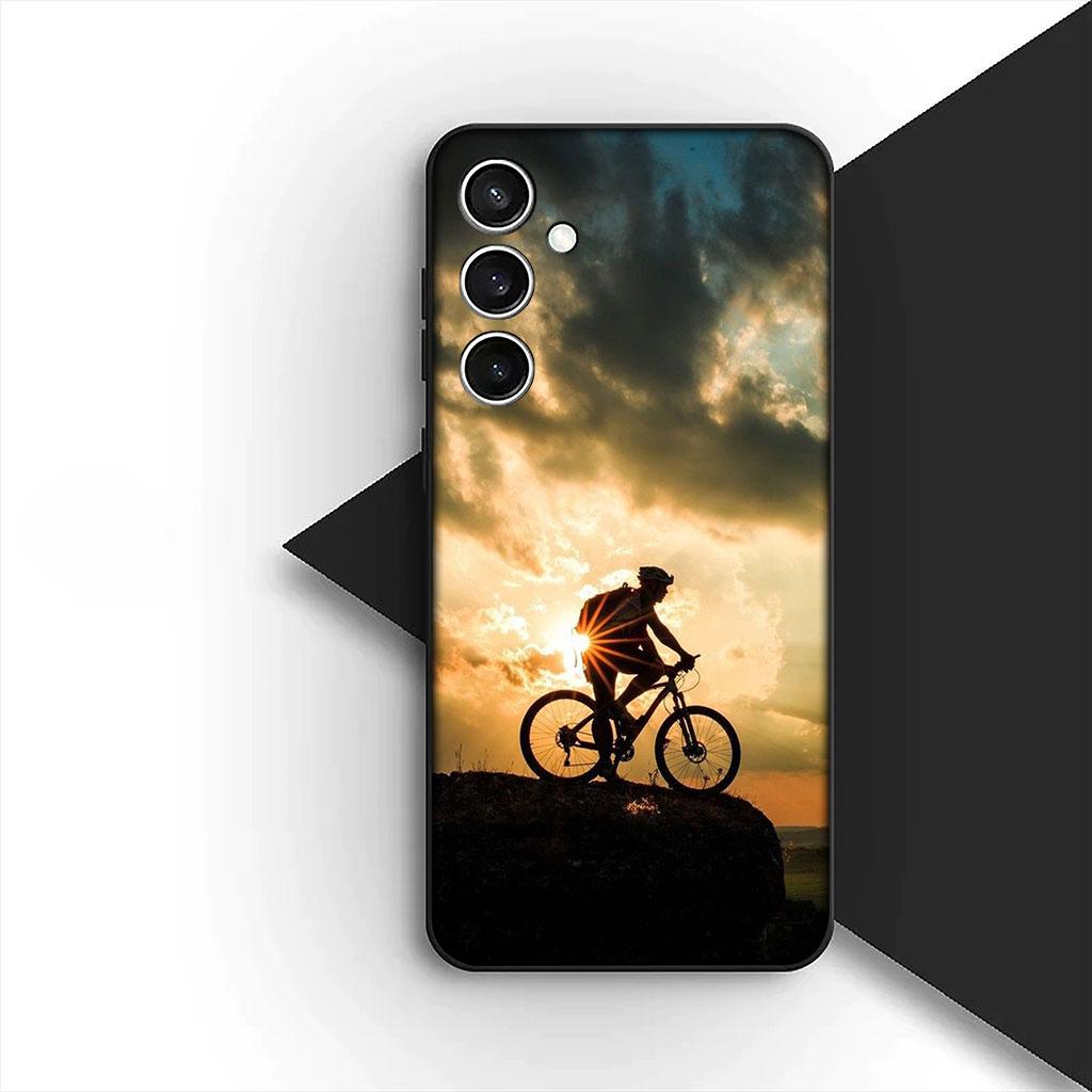 Mountain Bike Cycling Art Silicone Phone Cover for Xiaomi Redmi 15 15C A4 A5 9A 9C NFC Note 9 8 9T 8T Soft Case