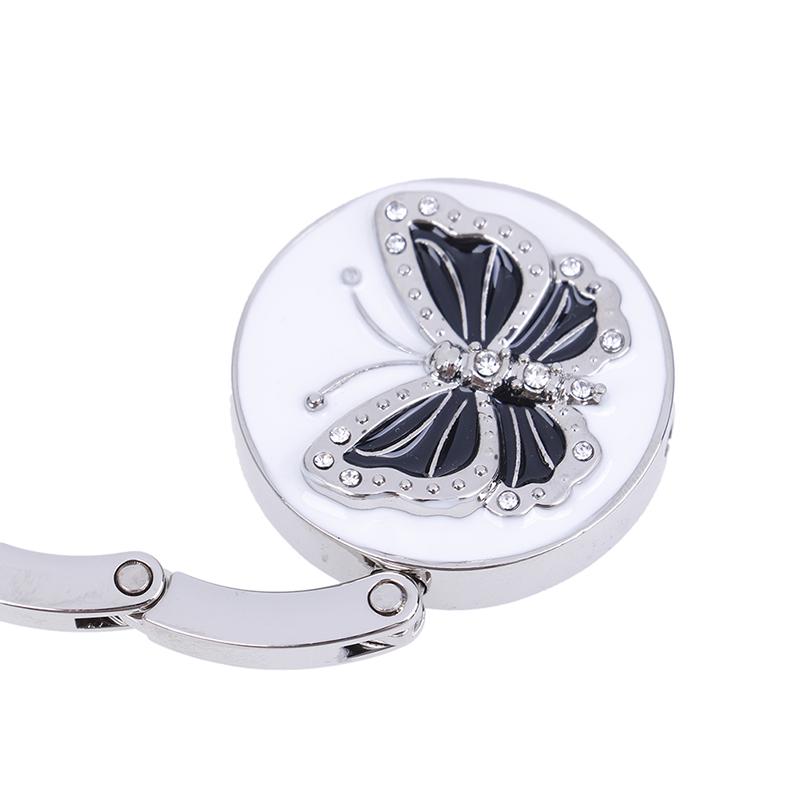 Butterfly Folding Bag Handbag Tote Table Hanger Hook Holder Purse Hanger Holder