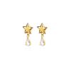 Explosive Imitation Pearl Sweet Small Fresh Mini Five-pointed Star Fashion Stud Earrings Light Luxury Earrings Earrings with Accessories