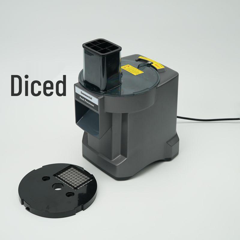 Elektrisk Multifunktionell Grönsaksskärare för Kommersiellt Bruk och Matsalar: Tärnings-, Kubs och Skärmaskin