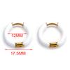 6pcs Stainless Steel Hoop Earrings Women Earrings Men Punk Hiphop Bijoux Gift Fashion Plated 18K Gold Jewelry Piercing Accessory