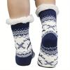 high qualityCozy Fuzzy Slipper Socks for Women - Non-Slip, Thick Lined Winter Warmth, Unique Pattern, Machine Washable - Perfect Christmas Gift,