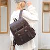Large Capacity Men's Backpack Multi-Function PU Backpack Travel Computer Bag Women Backpack