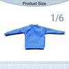 1/6 Action Figure Long Sleeve Shirt Doll Clothes for Collectible Model Easy to Wear Accurate Styling