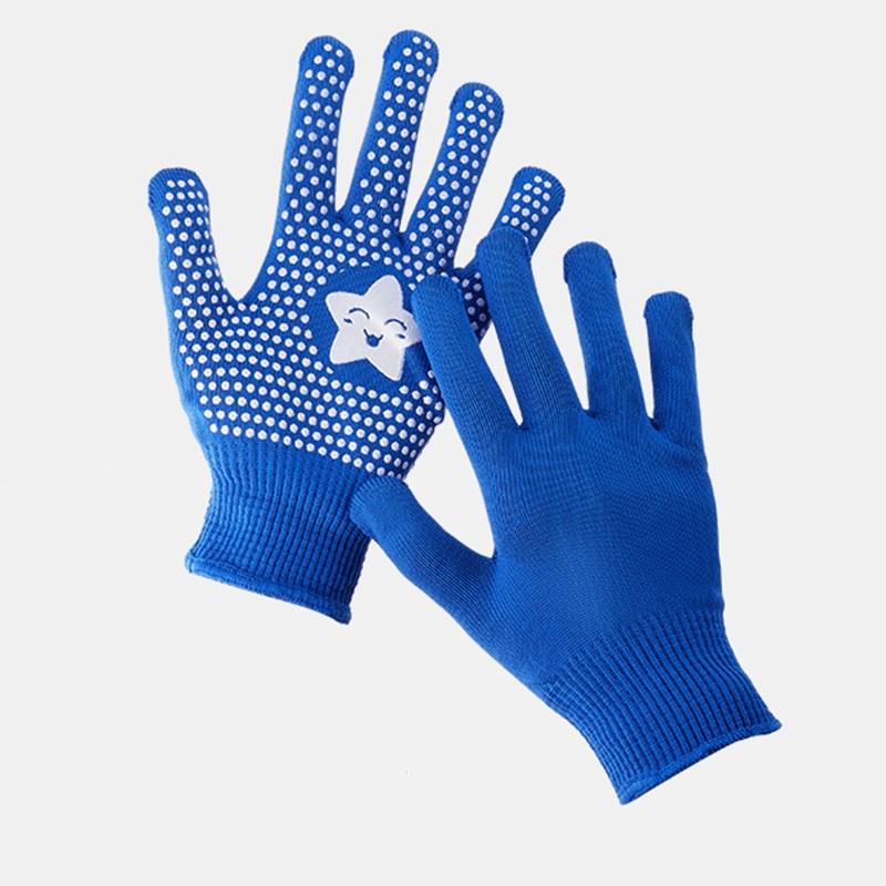 4 Farben Kinder Anti-Rutsch-Handschuhe Arbeitsschutz Schulsport Mädchenhandschuhe Outdoor-Aktivitäten Weiß gestrickte Handschuhe für Jungen 2-6 Jahre