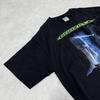 [USED] Vintage 90s Godzilla Short Sleeve Shirt, Anime Movie, Black, Size 3
