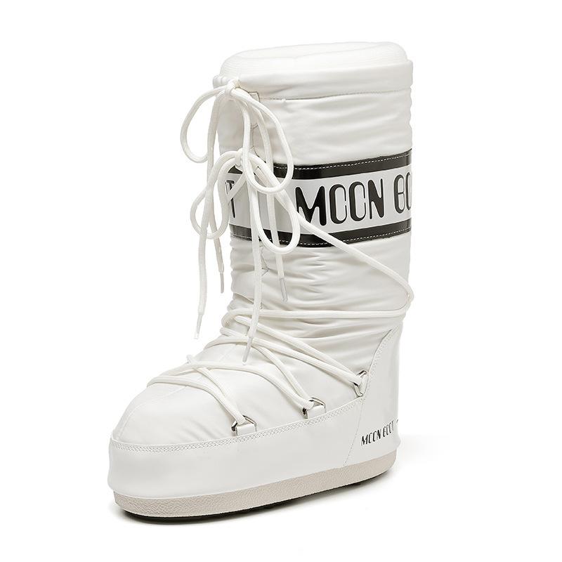 Inner Height-increasing Snow Boots Cotton Shoes Women's 2025 Winter Women's Shoes New Super-fire Warm Cotton Boots Non-slip and Waterproof Short Boots