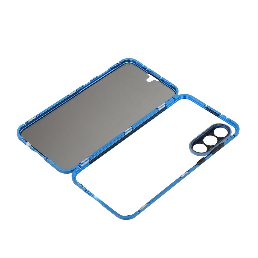 For Samsung Galaxy A56 5G Case with Anti-Spy Screen Protector/Lens Film Tempered Glass Metal Phone Cover