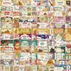 50 Cartoon Dreamy Ins Ticket Stubs Graffiti Stickers Decorative Guitar Notebook Suitcase DIY